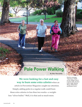 Pole Power Walking by Rita Marcojohn