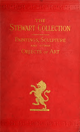 A.T. Stewart Collection of Paintings, Sculptures, and Other Objects Of
