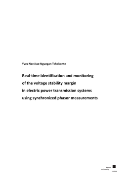 Real-Time Identification and Monitoring of the Voltage Stability