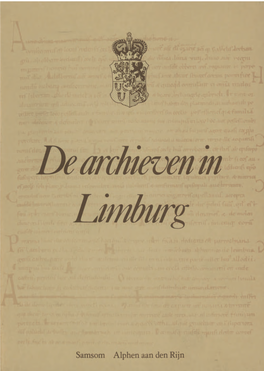 De Archieven in Limburg