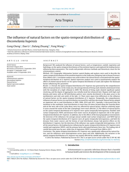The Influence of Natural Factors on the Spatio-Temporal Distribution Of