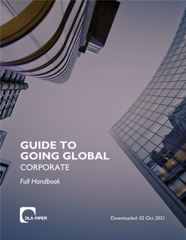 GUIDE to GOING GLOBAL CORPORATE Full Handbook