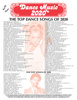 The Top Dance Songs of 2020 1