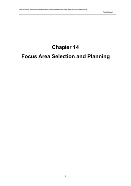 Focus Area Selection and Planning