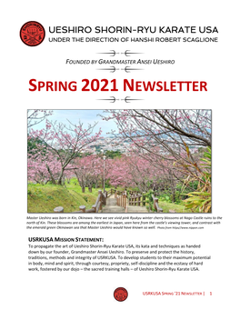USRKUSA Spring 2021 Newsletter