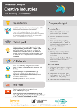 Creative Industries Factsheet