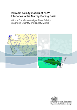 Volume 6 – Murrumbidgee River Salinity Integrated Quantity and Quality Model
