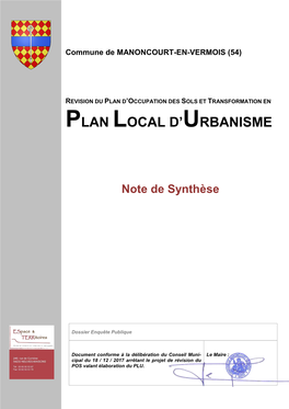 Plan Local D'urbanisme