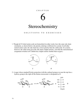 Stereochemistry