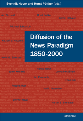 Diffusion of the News Paradigm 1850-2000 Kevin G