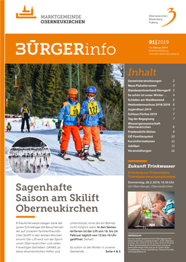 Bürgerinfo 1/2019