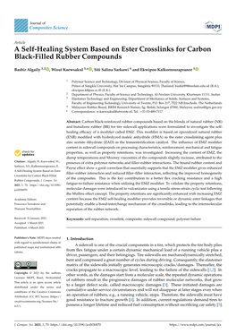 A Self-Healing System Based on Ester Crosslinks for Carbon Black-Filled Rubber Compounds