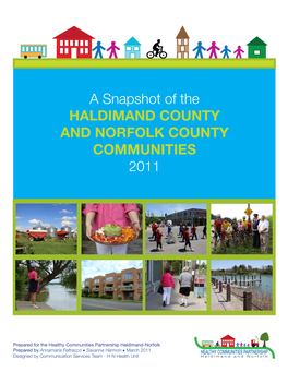 A Snapshot of the HALDIMAND COUNTY and NORFOLK COUNTY COMMUNITIES 2011