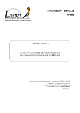 La Délivrance Des Services Publics Dans La Commune Rurale De Bermo