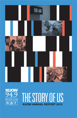 Kuow Annual Report 2015 Caryn G