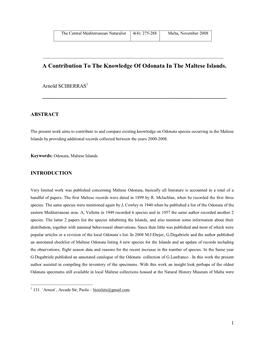 Notes on Prey, Predation & Interesting Behaviours of Odonata in The