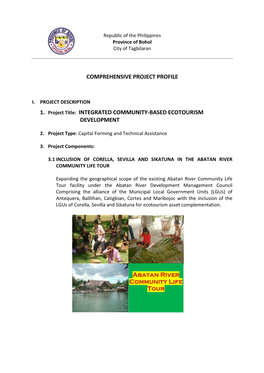 Integrated Community-Based Eco-Tourism Development
