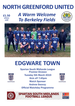 North Greenford United Edgware Town