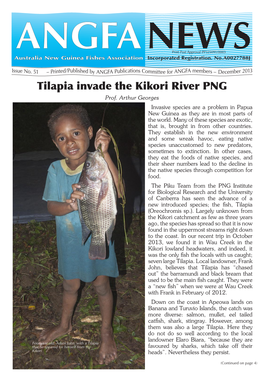 Tilapia Invade the Kikori River PNG Prof