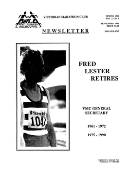 Victorian Marathon Club Newsletter