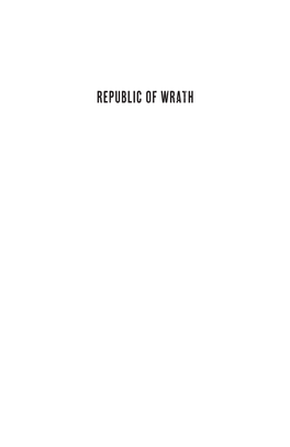 Republic of Wrath