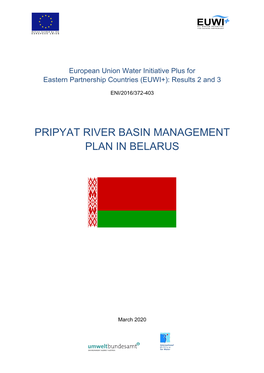 Pripyat River Basin Management Plan in Belarus