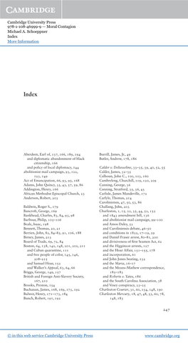 Moral Contagion Michael A. Schoeppner Index More Information