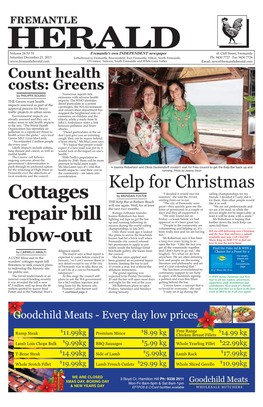 Cottages Repair Bill Blow-Out