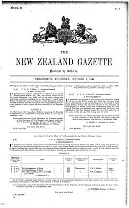 New Zealand Gazette