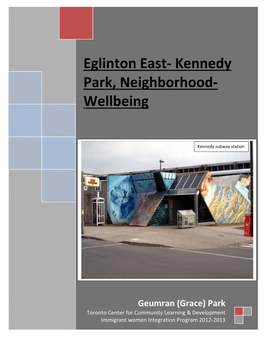 Eglinton East- Kennedy Park, Neighborhood- Wellbeing