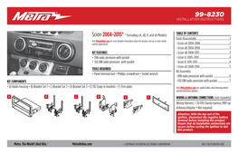 99-8230 Installation Instructions