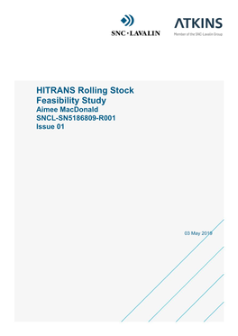 HITRANS Rolling Stock Feasibility Study Aimee Macdonald SNCL-SN5186809-R001 Issue 01