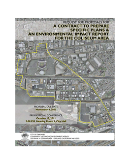 Coliseum Area Specific Plans RFP