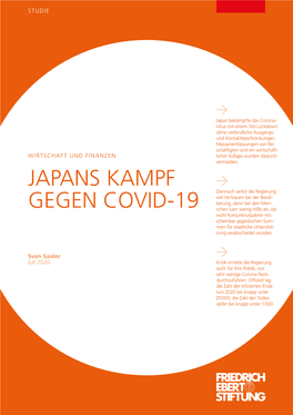 Japans Kampf Gegen Covid-19 ﻿