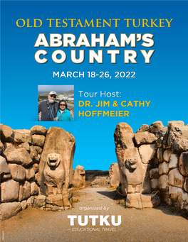 OLD TESTAMENT TURKEY ABRAHAM's COUNTRY March 18
