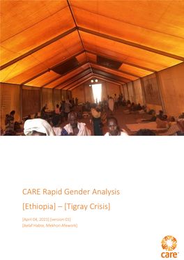 [Ethiopia] – [Tigray Crisis]