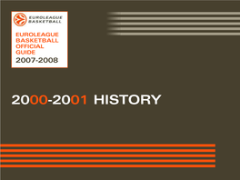 2000-2001 HISTORY History 2000 2000-2001