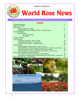 World Rose News