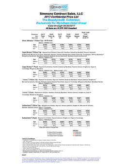 Simmons Contract Sales