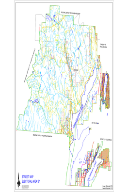 Okanagan Lake Street Map Electoral Area