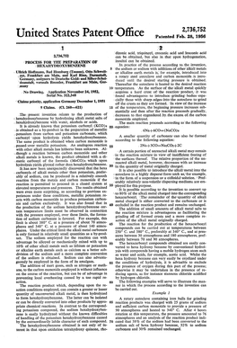 United States Patent Office Patented Feb