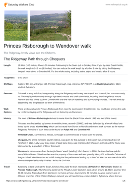 Princes Risborough to Wendover Walk