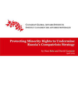 Protecting Minority Rights to Undermine Russia's