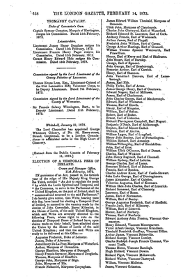 The L'ondon Gazette, February 14, 1873