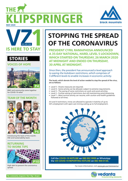 Stopping the Spread of the Coronavirus