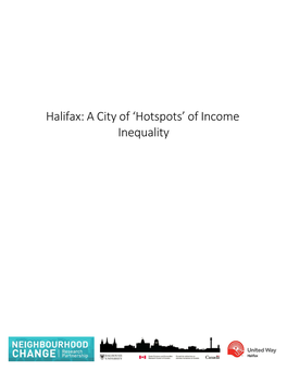 Halifax: a City of 'Hotspots' of Income Inequality