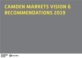 Camden Street Markets Vision & Recommendations