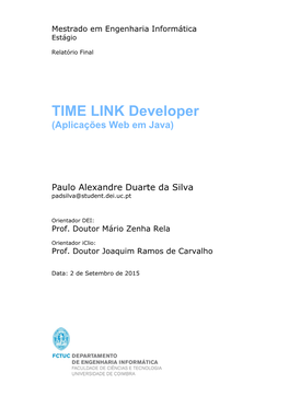 TIME LINK Developer Aplicacoes Web Em Java.Pdf