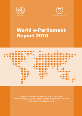 World E-Parliament Report 2010