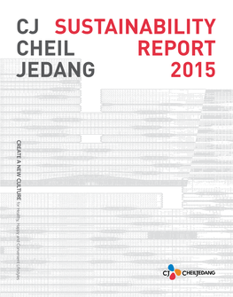 C J Cheiljedang Sustainability R Eport 2015